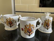 Aynsley China Royal Wedding Charles And Diana SET Loving Cup Tankard And Bell picture