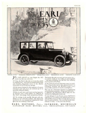 1922 Earl Sedan EARL MOTORS Automobile Ad picture