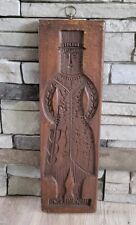 Vintage Dutch /German carved wooden Speculaas Springerie cookie mold picture
