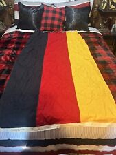 Large Vintage 3x5  Cotton Stitched  German Flag Old Style No rips See Photos picture