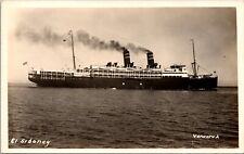 RPPC Postcard Twin Screw Steamship Siboney picture