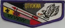 OA OTYOKWA LODGE 337 BSA CHIPPEWA VALLEY COUNCIL PATCH EAGLE FLAP RARE picture