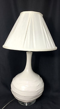 Vintage Mid Century Modern Style White Room Office Lamp Home Decor $65 OBO{ch} picture