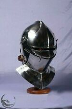 Medieval Knight Armor Closed Helmet High quality polished metal helmet replica picture