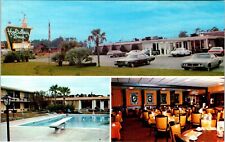 Hardeeville Holiday Inn South Carolina 1960's Vintage Postcard SC Multi View  picture
