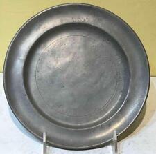 Antique American Pewter Plate, JOSEPH DANFORTH, Middletown, CT, c. 1780 picture