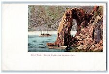 c1905 Arch Rock Boating Beach Bay Santa Catalina Islands California CA Postcard picture