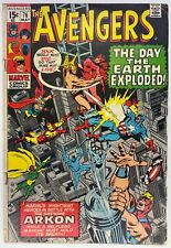 Avengers #76, 1st meeting of Vision and Scarlet Witch, GD, Marvel Comics 1970 picture