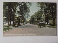 Mendota, Illinois IL ~ Washington Street Looking West 1910 L735 picture