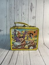 Rare - 1964 Vintage - The Flintstones - Lunchbox - Hanna Barbera - Yellow picture