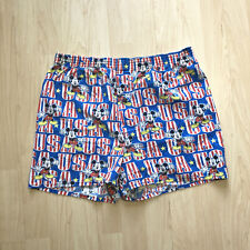 Vtg Mickey Unlimited USA Boxer Shorts M Mickey Mouse AOP Boxers Cartoon Pants picture