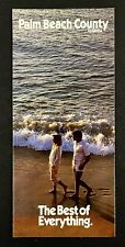 1990s Palm Beach County Florida Best Of Everything Vintage Travel Brochure FL picture