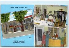FAYETTEVILLE, TN Tennessee ~ Roadside HOTEL LARGEN 1951 Linen  Postcard picture