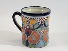 LM Mexican Talavera Ceramic Floral Pottery 4.5
