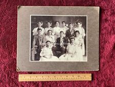 Antique photo of 1908 Jurupa graduation class Brown photography Riverside CA picture