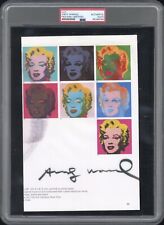 Andy Warhol ~ Signed Autographed Marilyn Monroe Portraits Page ~ PSA DNA Encased picture