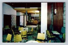 Kenora Ontario-Canada, Fountain Room And English Inn, Antique, Vintage Postcard picture