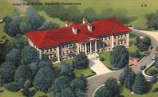 Postcard PA Allentown Cedar Crest College Air View Linen Vintage PC J4674 picture