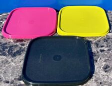 New Tupperware  Modular Mates Replacement Square Seals Lids Different Colors picture