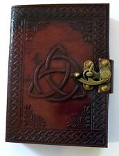 Triquetra Pattern Leather Bound Book of Shadows, Journal, Diary picture