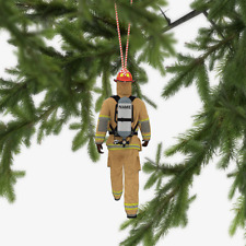 Personalized Firefighter Christmas Ornament, Firefighter Fireman Xmas Ornament picture