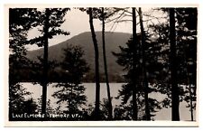 RPPC Lake Elmore, Lake Scene, Mountain and Trees, Elmore, Vermont picture