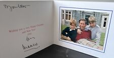Original Royal Christmas card 1992 - signed by King Charles III picture