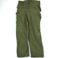 Vintage Military mk3 Comabt Trousers Size 33 x 31 Green 1989 picture