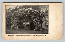 Floral Park NY-New York Moonflower Arbor, John Lewis Childs Vintage Postcard picture
