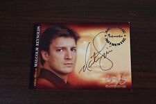 2006 Inkworks Firefly Nathan Fillion As Malcolm Reynolds Auto Autograph #A-1 picture