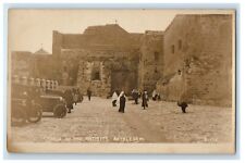 c1920's Church Of Nativity Bethlehem Israel Palestine RPPC Photo Postcard picture