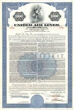 United Air Lines, Inc. - $1,000 1960 dated Specimen Bond - Specimen Stocks & Bon picture