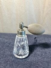 Vintage Waterford Crystal Perfume Bottle With Atomizer Working Condition picture