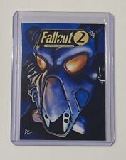 Fallout 2 Limited Edition Artist Signed “Post Nuclear RPG” Trading Card 3/10 picture
