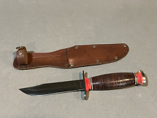Vintage Schrade Walden N.Y. USA Bowie Hunter Knife Excellent Factory Edge picture