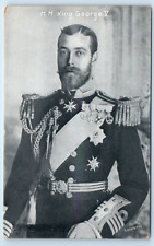 H.M. King George V Portrait ENGLAND UK Lafayette Postcard picture