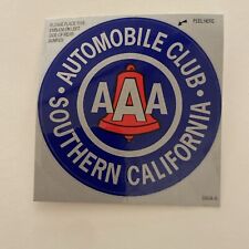 AAA Automobile Club Reflective Sticker Decal Southern California picture