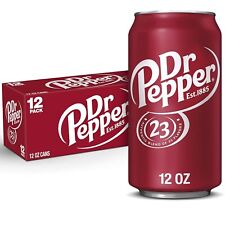 Dr Pepper Soda Regular size 12 fl oz cans 12 pack picture