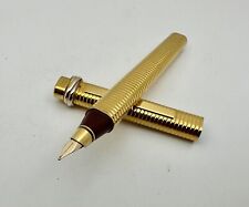 Vintage Must de Cartier Vendome Trinity Oval Gold Plated Fountain Pen picture