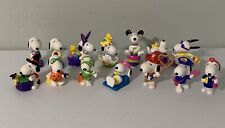 Peanuts Snoopy Mini Figure Toy Lot of 14 Valentine's, Easter, Halloween Holiday picture