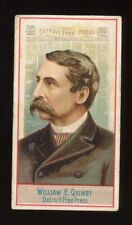 1887 N1 Allen & Ginter American Editors #40 William E. Quinby (album removal) picture