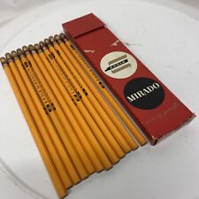 12 Vtg Eagle Mirado 174 2 1/2 True Medium Chemi-Sealed Unused Pencils in Box picture