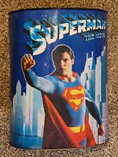 Vintage Superman The Movie 1978 Trash Can 13