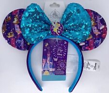 Disney Parks Joey Chou Icons Attractions Tinkerbell Minnie Ears Headband - NEW picture