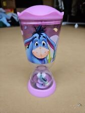 Disney Eeyore Snowglobe Cup Gently Used Without Straw picture