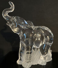 Stunning Lenox Crystal Elephant Raised Trunk Figurine 1994 Collectible - Germany picture