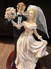 Vintage La Verona Collection Bride & Groom Wedding Figurine 7.75