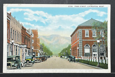 Postcard Park Street Livingston Mont. Unposted picture