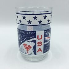 Vintage Apollo 13 Safe Return April 17, 1970 Drinking Glass/Tumbler Collectable picture