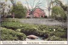 1910s SUDBURY, Massachusetts Postcard WAYSIDE INN 
